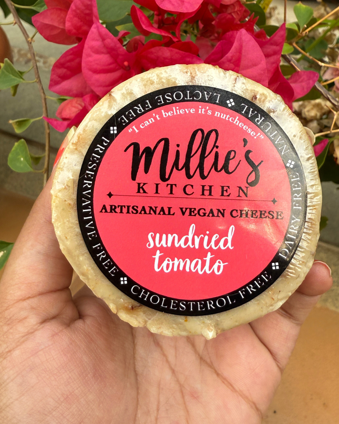 Sundried Tomato Vegan Cheese Wheel