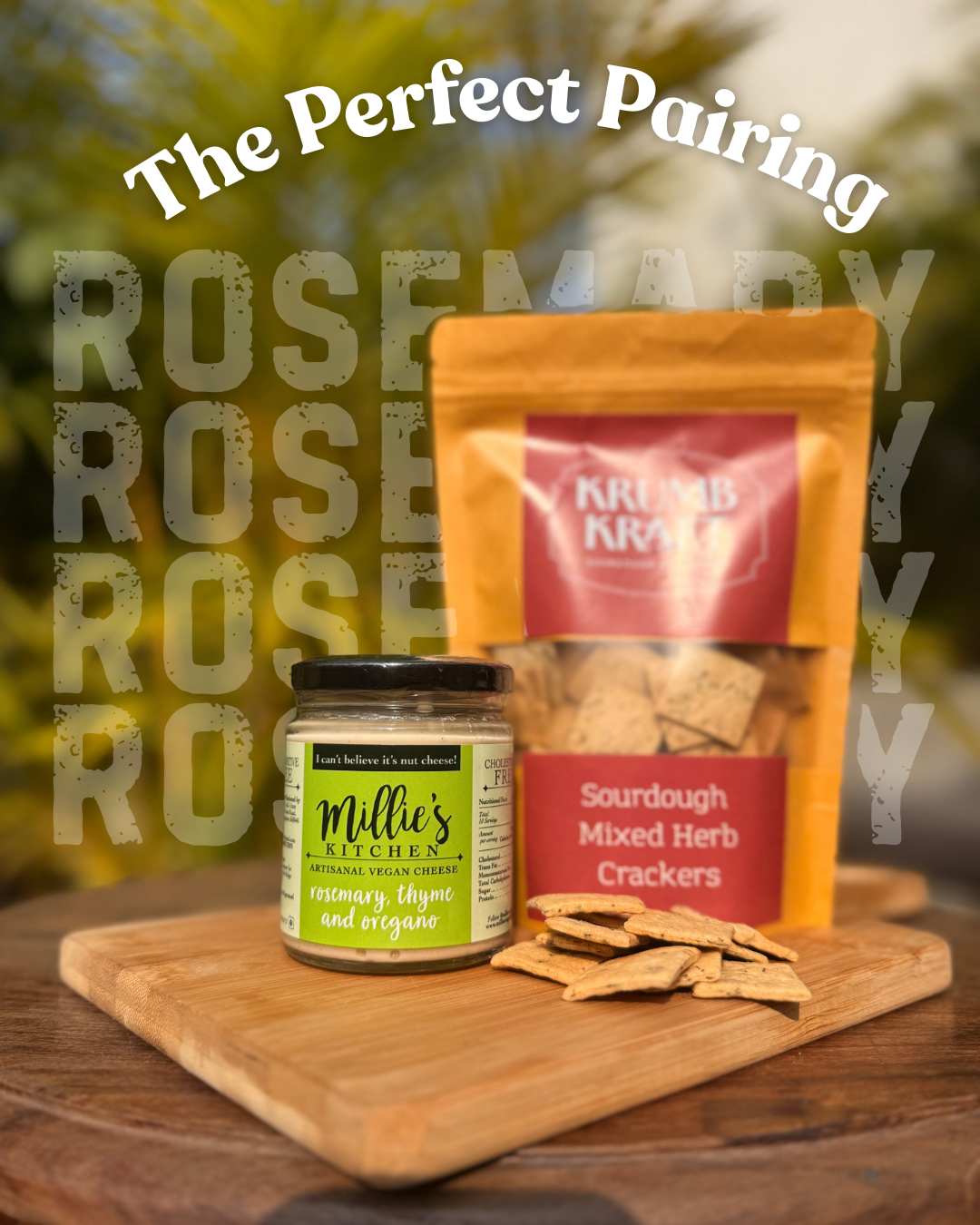 Herb Cheese + Cracker Combo